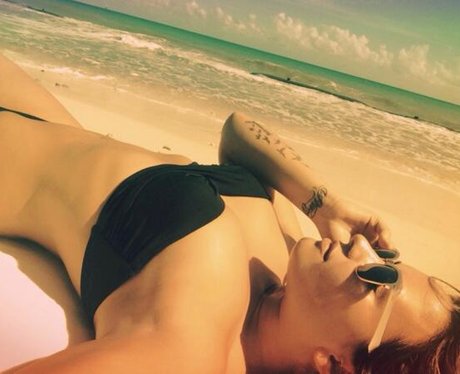 Demi Lovato wearing a bikini