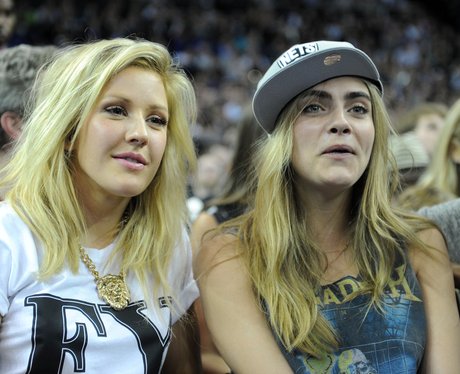 Elllie Goulding and Cara Delevigne