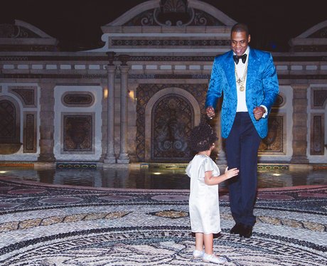 Jay Z and Blue Ivy dancing at her birthday
