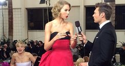 Jennifer Lawrence Photobombs Taylor Swift At Golde