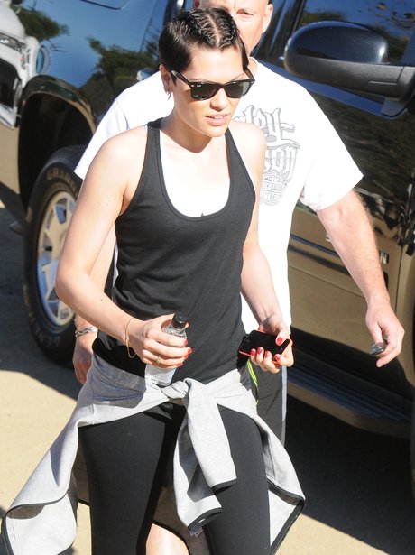Jessie J hiking in America