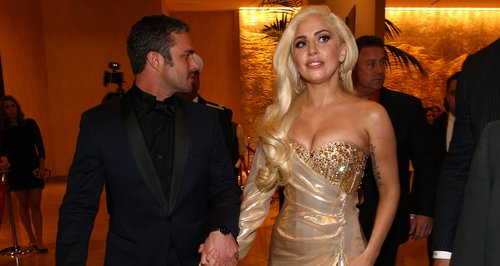 Lady Gaga and Taylor Kinney attend aftershow party