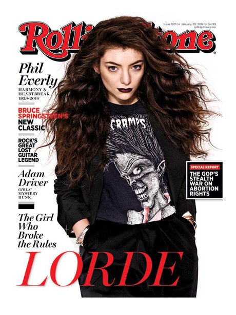 Lorde Rolling Stone Magazine 2014