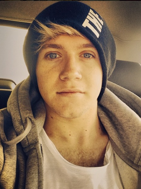 Niall Horan on the plane