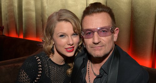 Taylor Swift and Bono Golden Globes After Partt