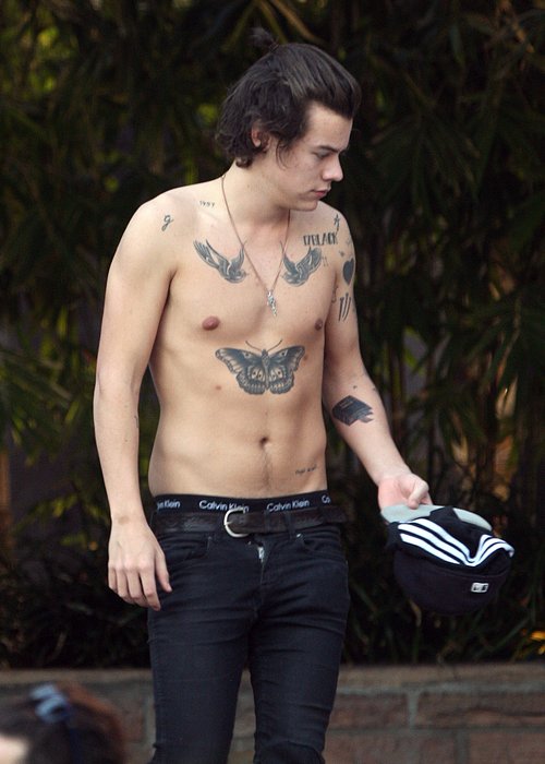 word harry styles tattoos