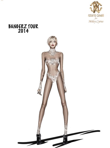 Miley Cyrus's Roberto Cavalli Tour Costume Designs