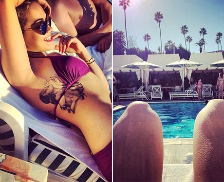 Rita Ora on holiday
