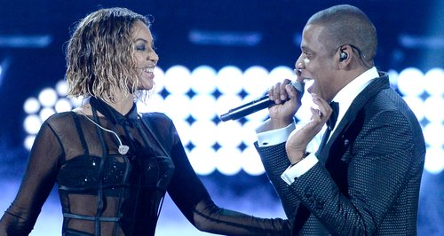 Beyonce and Jay Z live at the Grammy Awards 2014