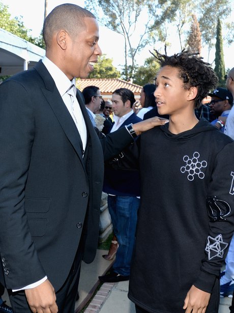 Jay Z Jaden Smith Grammys pre party 2014