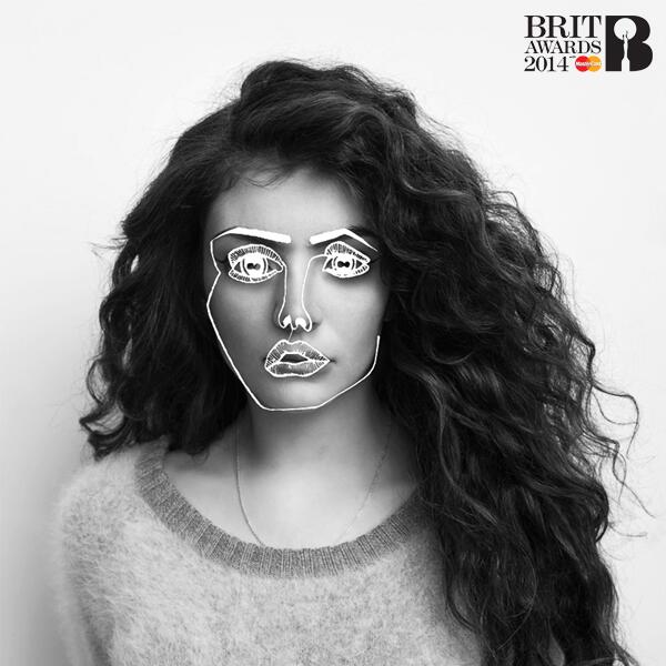 Lorde BRIT Awards 2014 Promo Image