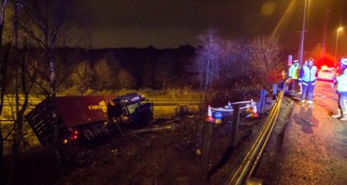 lorry m27 hampshire