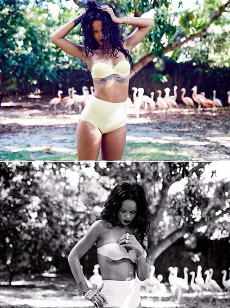 Rihanna in a bikini
