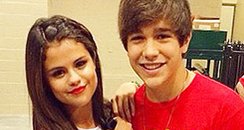 Selena Gomez and Austin Mahone 