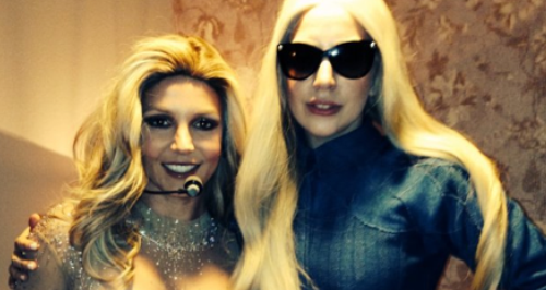 Britney Spears and Lady Gaga 