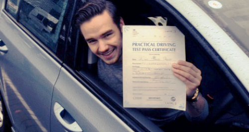 Liam Payne Driving Test 
