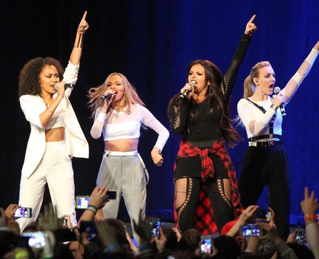 Llittle Mix perform in Times Square
