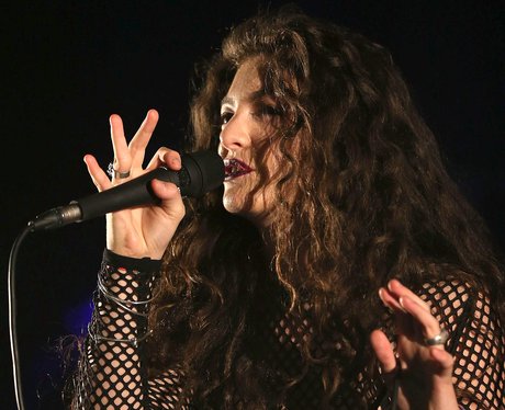 Lorde on stage