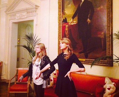 Taylor Swift and Cara Delevingne