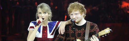 Taylor Swift and Ed Sheeran on tour live