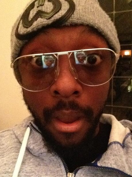 Will.i.am watches the US Super Bowl 2014