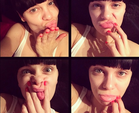 Jessie J wearing no make-up