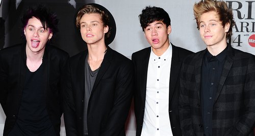 5 Seconds Of Summer BRIT Awards 2014 Red Carpet