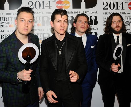Arctic Monkeys at the Brit Awards 2014