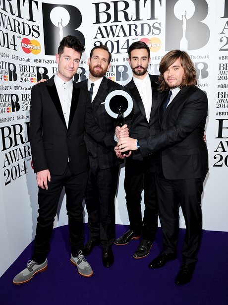 Bastile BRIT Awards 2014 Backstage