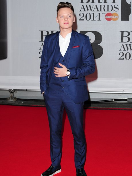 Conor Maynard at the Brit Awards 2104