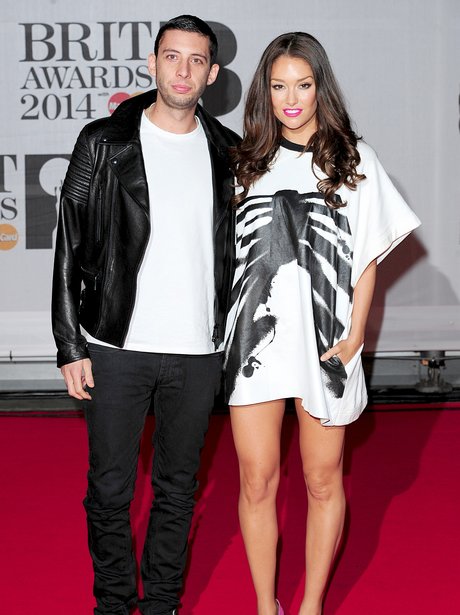 Example and Erin BRIT Awards Red Carpet 2014
