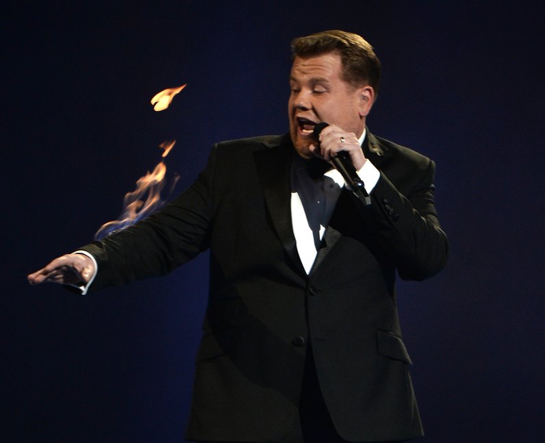 James Corden BRIT Awards 2014 