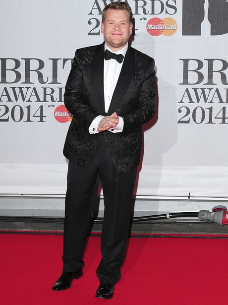 James Corden BRIT Awards 2014 Red Carpe