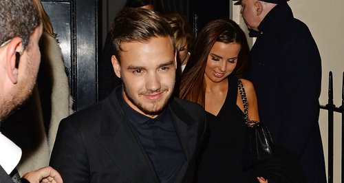 Liam Payne and Girlfriend BRIT 2014 Awards Afterpa