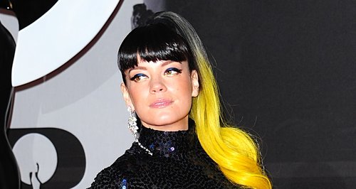 Lily Allen at the Brit Awards 2014