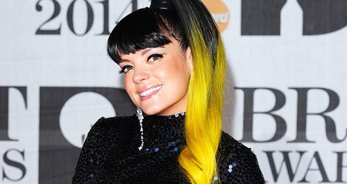 Lily Allen at the Brit Awards 2014