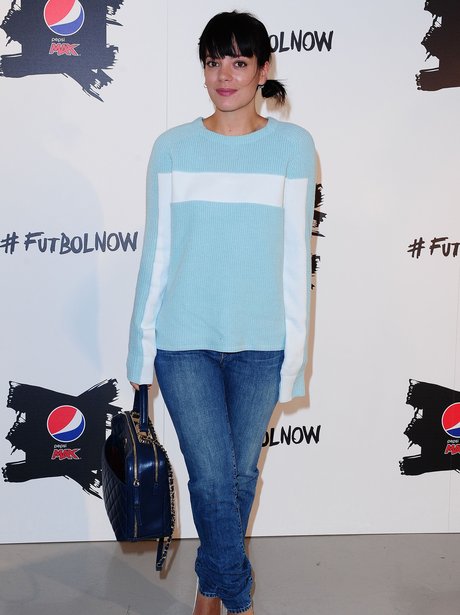 Lily Allen attending the Pepsi Max "The Art of Foo