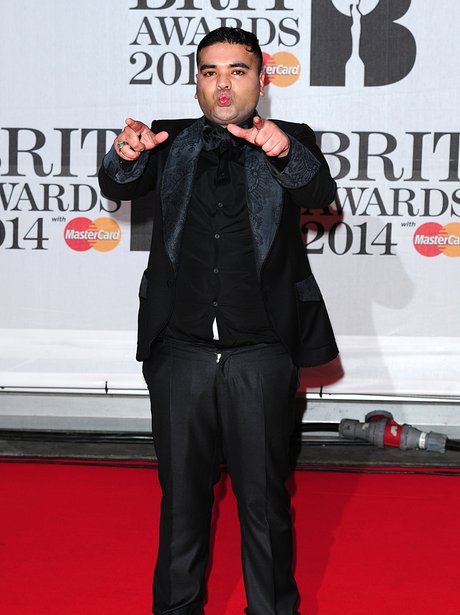 Naughty Boy BRIT Awards 2014 Red Carpet 