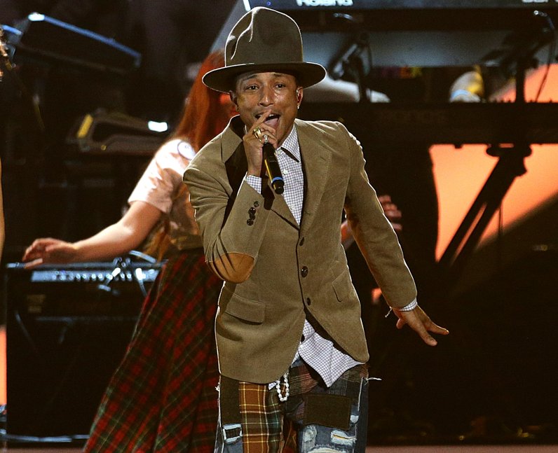 Pharrell BRIT Awards 2014 Performances