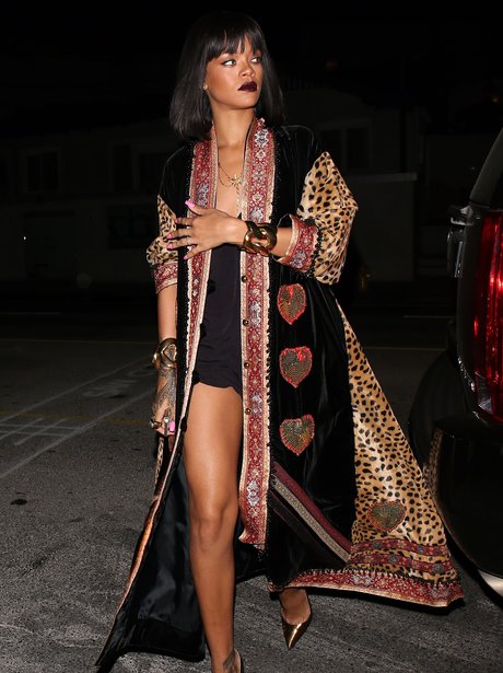 Rihanna out for dinner