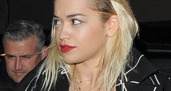 Rita Ora leaving the Prince concert