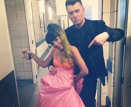 Lily Allen and Sam Smith together on Twitter