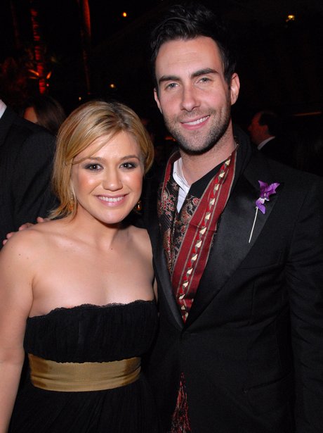 Adam Levine and Kelly Clarkson