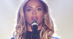  Beyonce performs onstage on her "Mrs. Carter Show