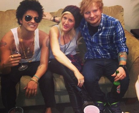 Ed Sheeran Bruno Mars Instagram