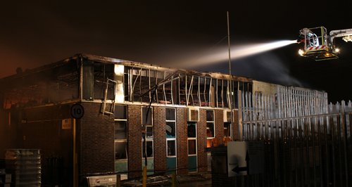 Fareham Retail Park fire