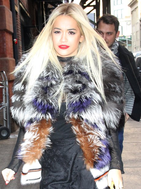 Rita Ora Reveals New Poker Straight Hair Out In New York