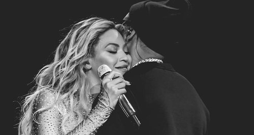 Beyonce and Jay Z On Stage