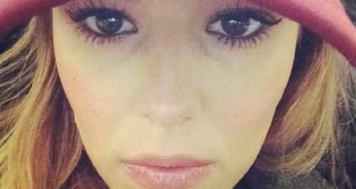 Cheryl Cole selfie