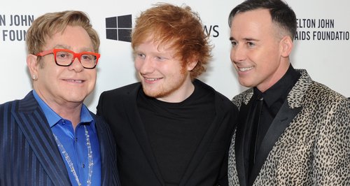 ed sheeran and elton john perform candle in the wind at oscars charity party watch capital